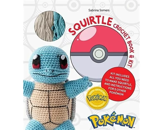 PokéMon Crochet Squirtle Book & Kit