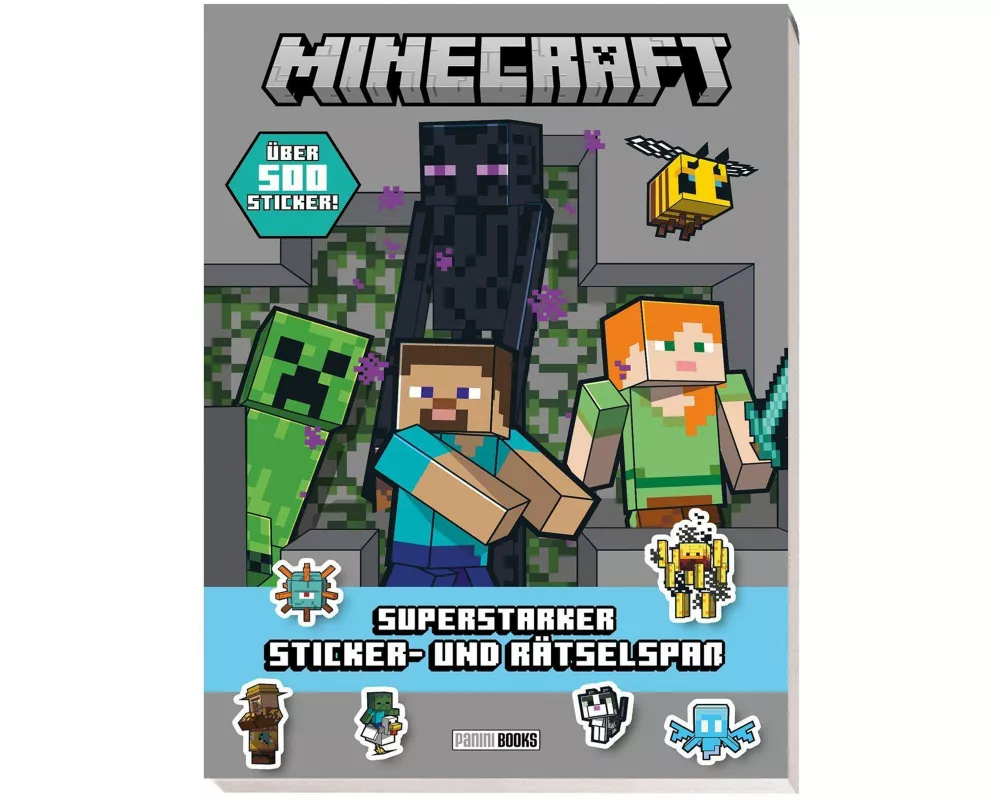 Minecraft: Superstarker Sticker- und Rätselspaß