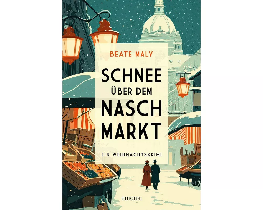 Schnee über dem Naschmarkt