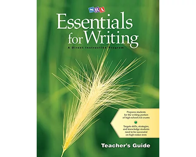 SRA Essentials for Writing Teacher's Guide