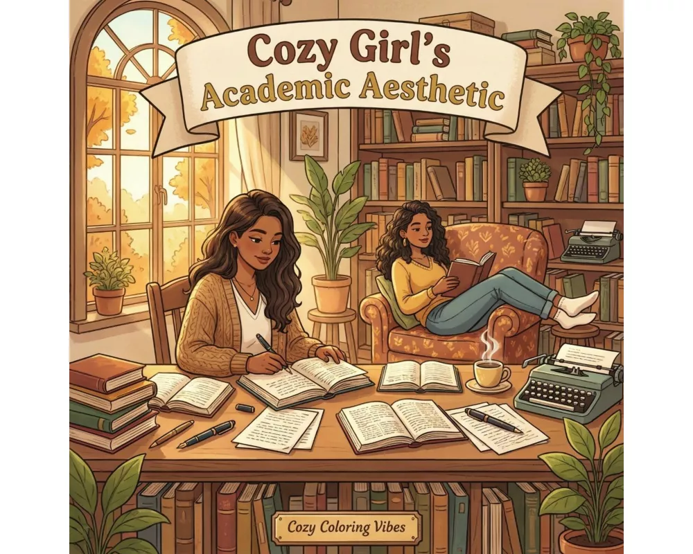 Cozy Girl's Academic Aesthetic