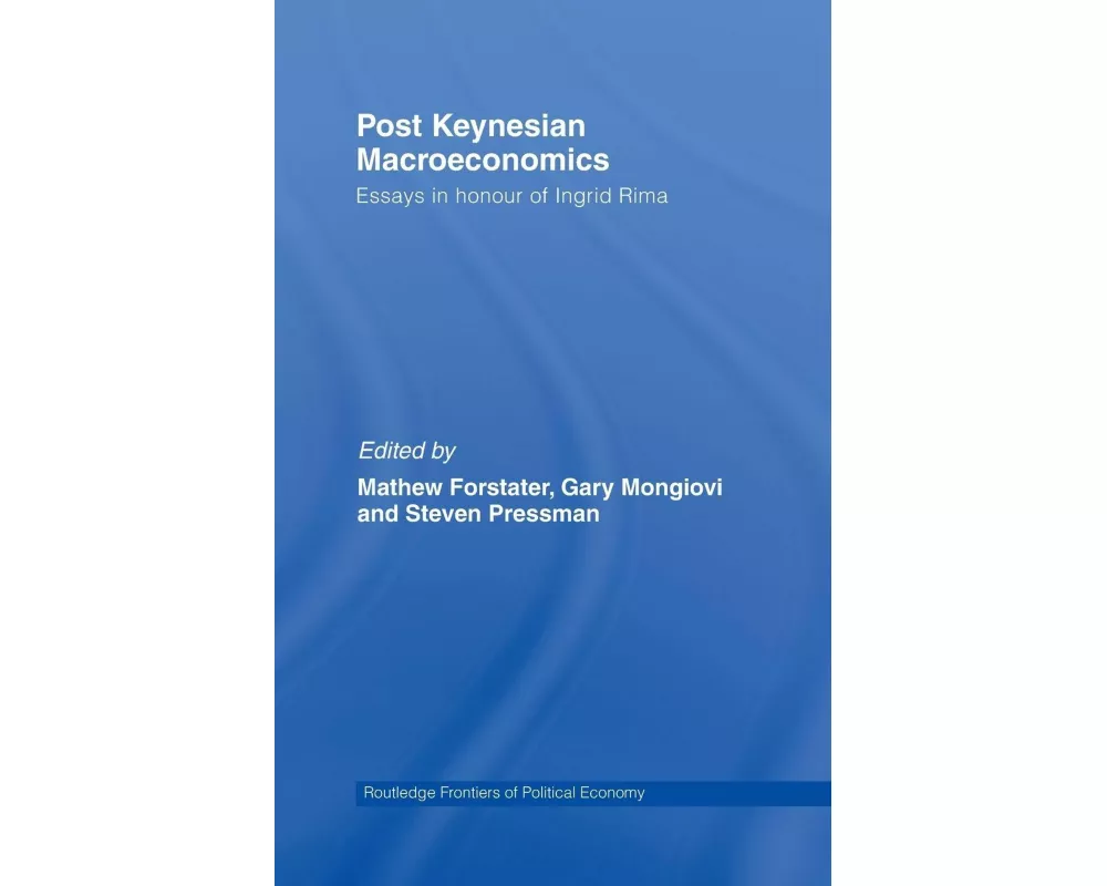 Post-Keynesian Macroeconomics