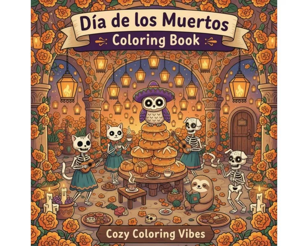 Dia de los Muertos Coloring Book