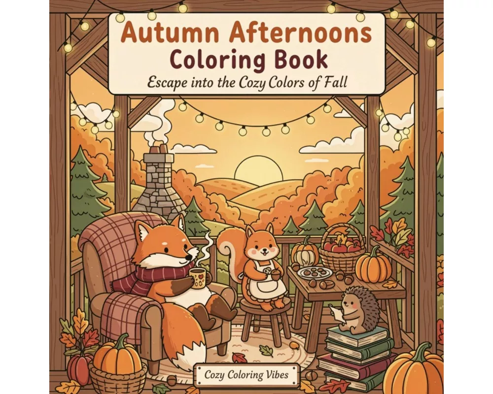 Autumn Afternoons Coloring Book