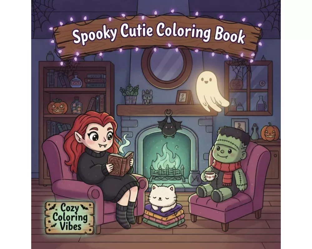 Spooky Cutie Coloring Book