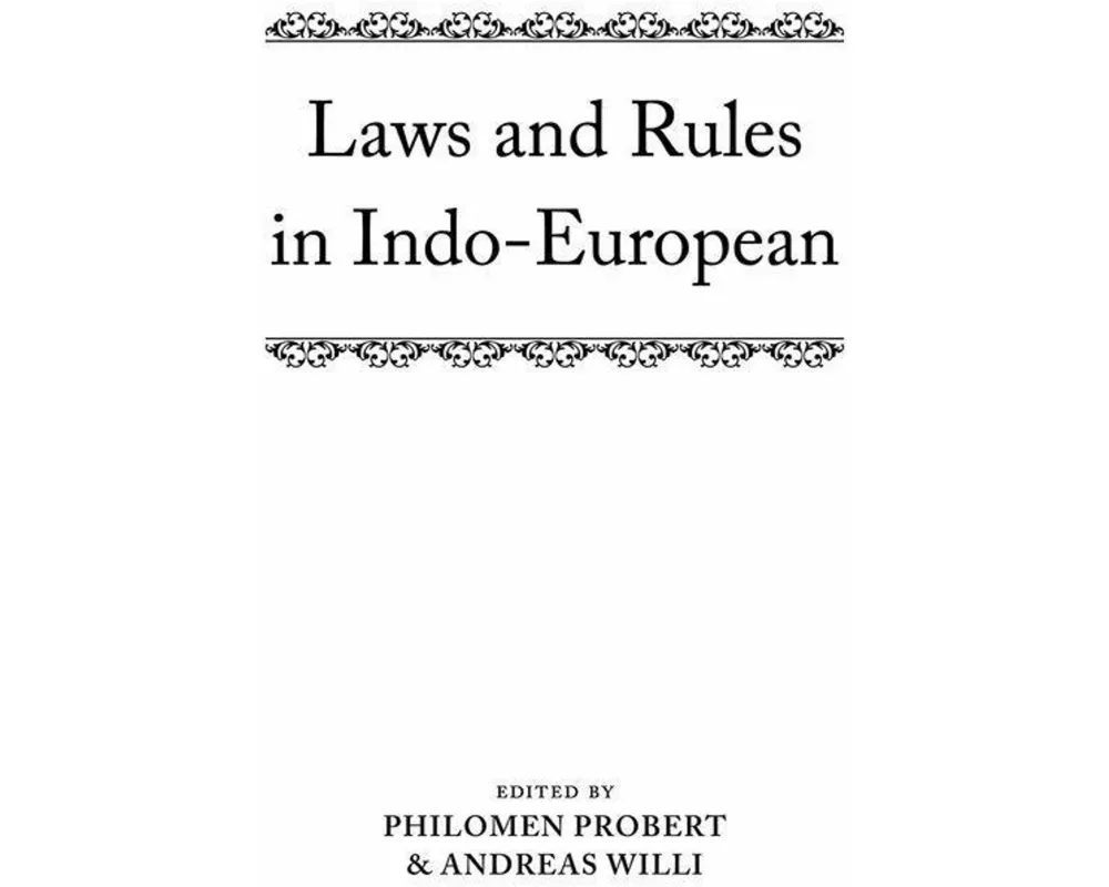 Laws and Rules in Indo-European