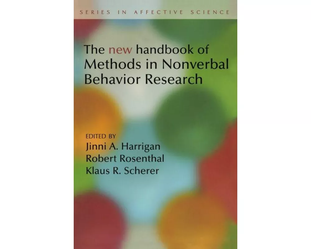 New Handbook of Methods in Nonverbal Behavior Research
