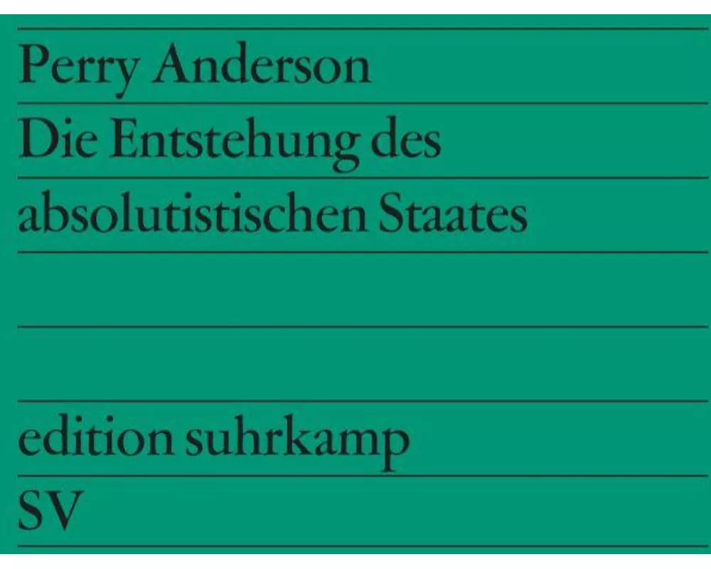 Die Entstehung des absolutistischen Staates