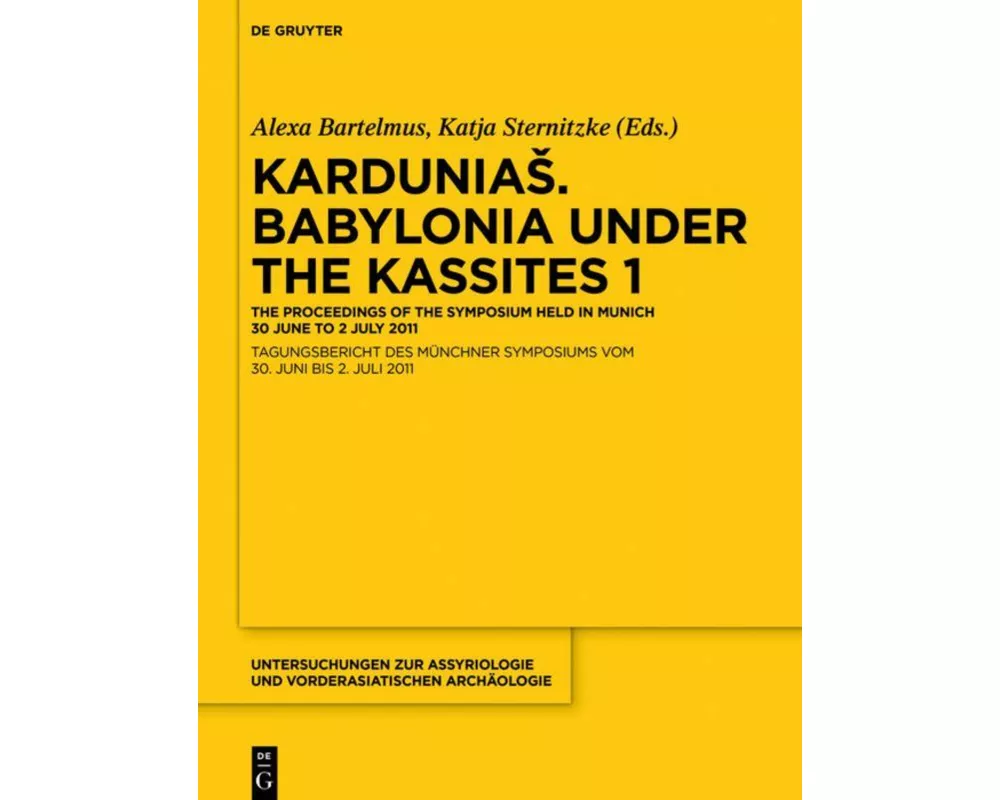 Kardunia¿. Babylonia under the Kassites 1