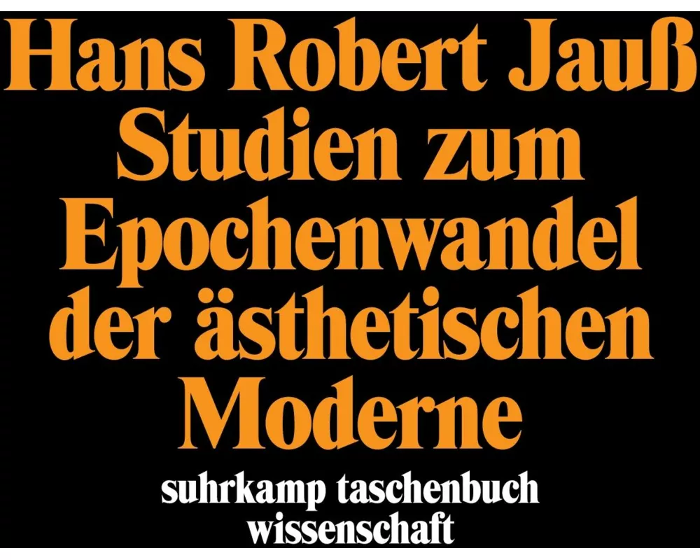 Studien zum Epochenwandel der ästhetischen Moderne
