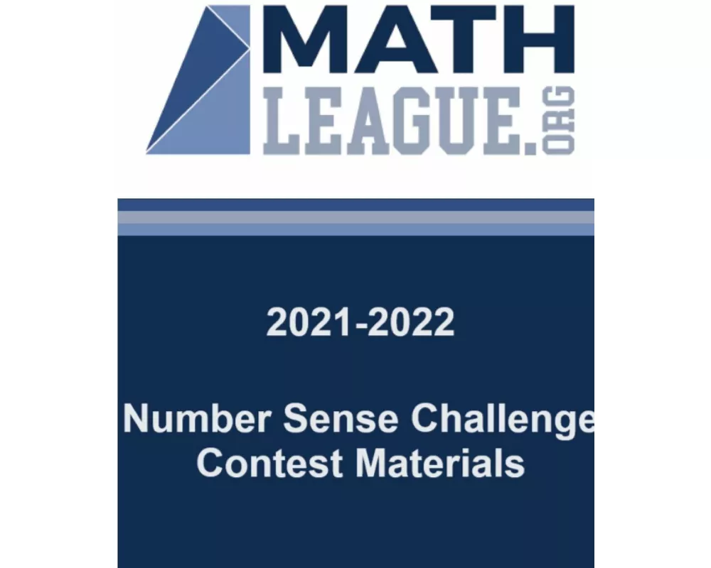 2021-2022 Number Sense Challenge Contest Materials