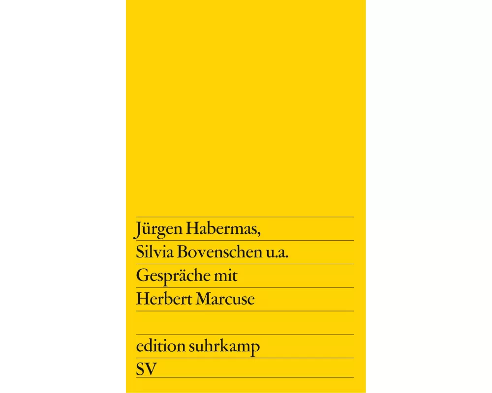 Gespräche mit Herbert Marcuse