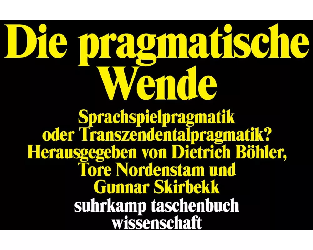 Die pragmatische Wende
