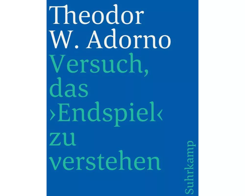 Versuch, das Endspiel zu verstehen