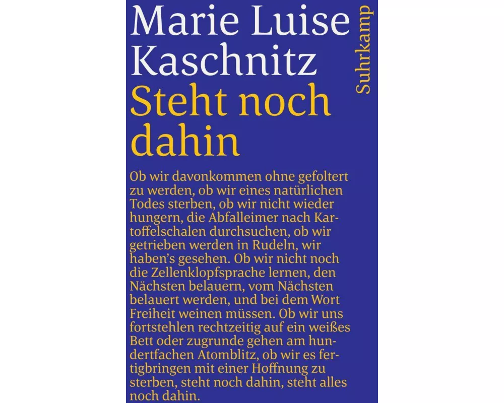 Steht noch dahin