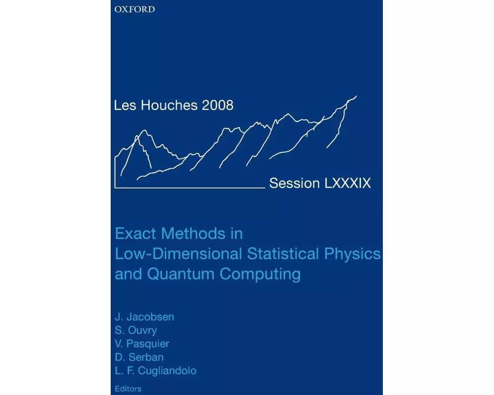 Exact Methods in Low-dimensional Statistical Physics and Quantum Computing