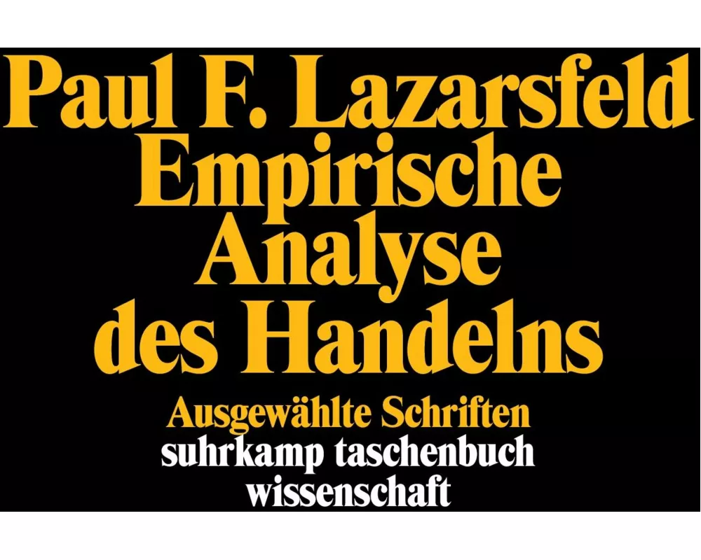 Empirische Analyse des Handelns