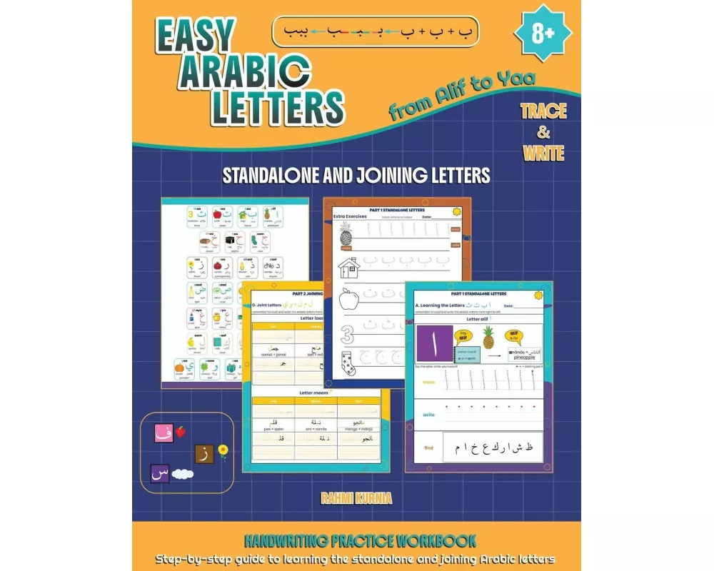 Easy Arabic Letters from Alif to Yaa