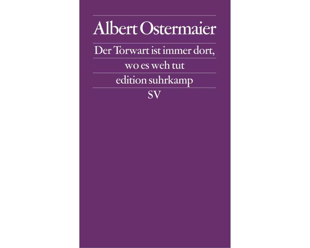 Der Torwart ist immer dort, wo es weh tut