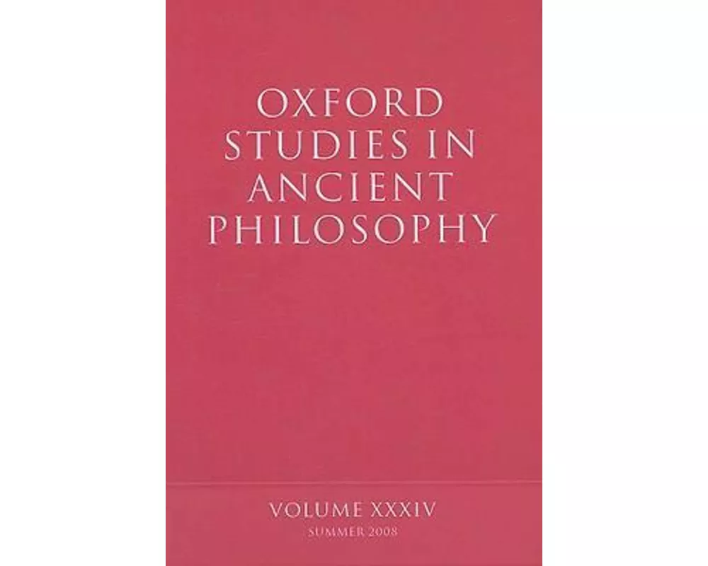 Oxford Studies in Ancient Philosophy