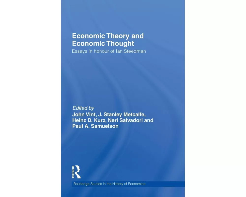 Economic Theory and Economic Thought
