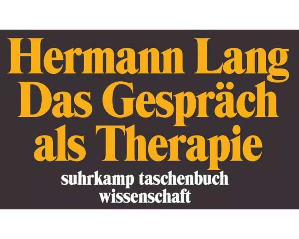 Das Gespräch als Therapie