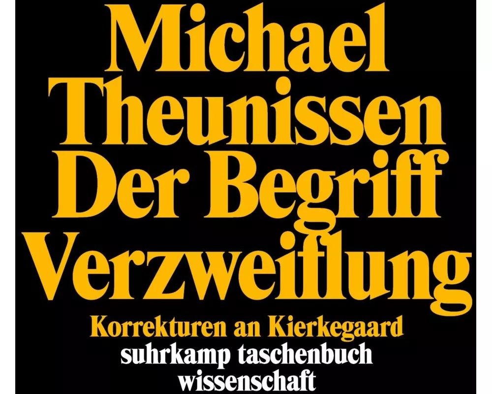 Der Begriff Verzweiflung