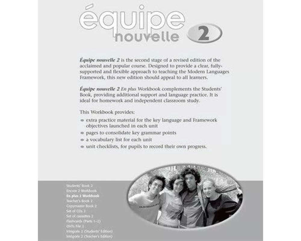 Équipe nouvelle: 2: En Plus Workbook