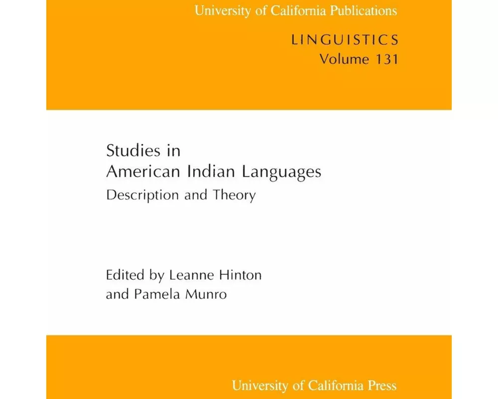 Studies in American Indian Languages