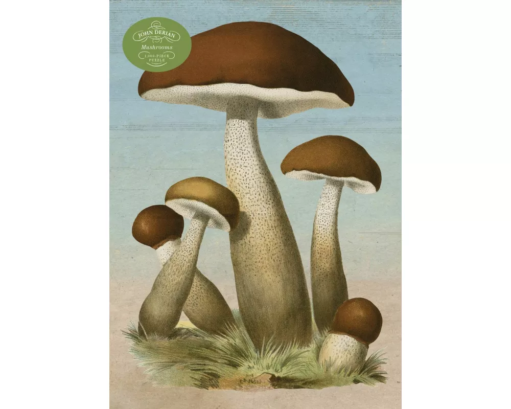 John Derian Paper Goods: Mushrooms 1,000-Piece Puzzle