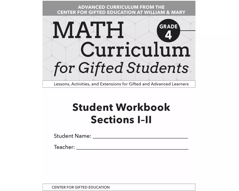 Math Curriculum for Gifted Students