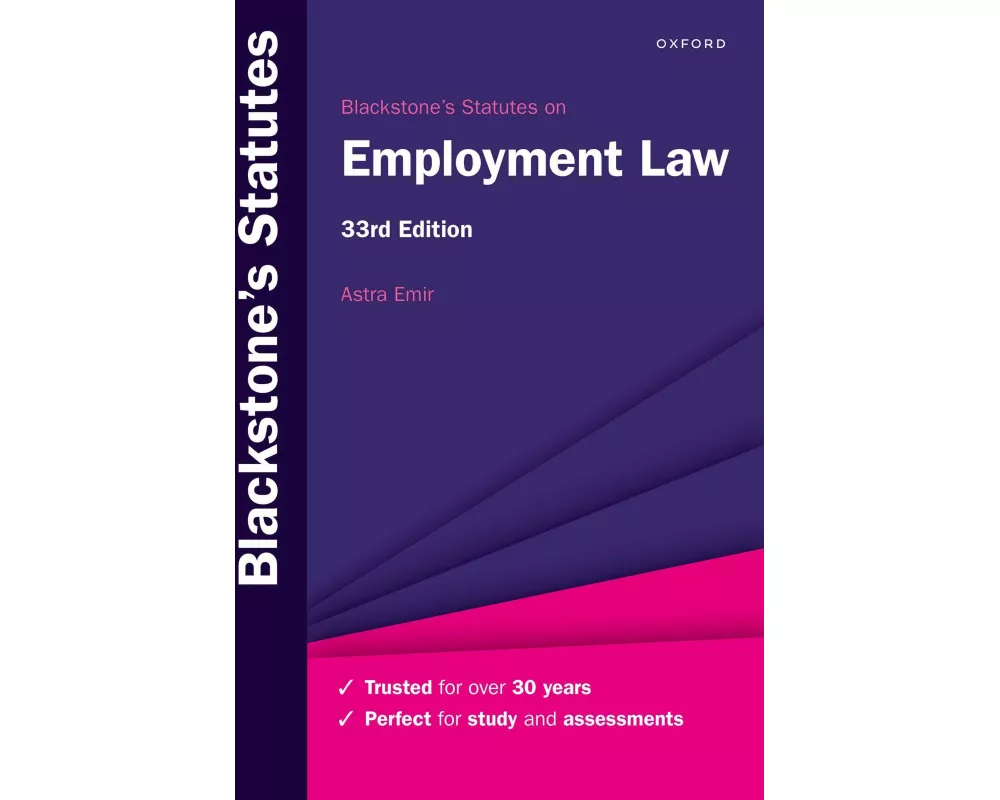 Blackstone's Statutes on Employment Law
