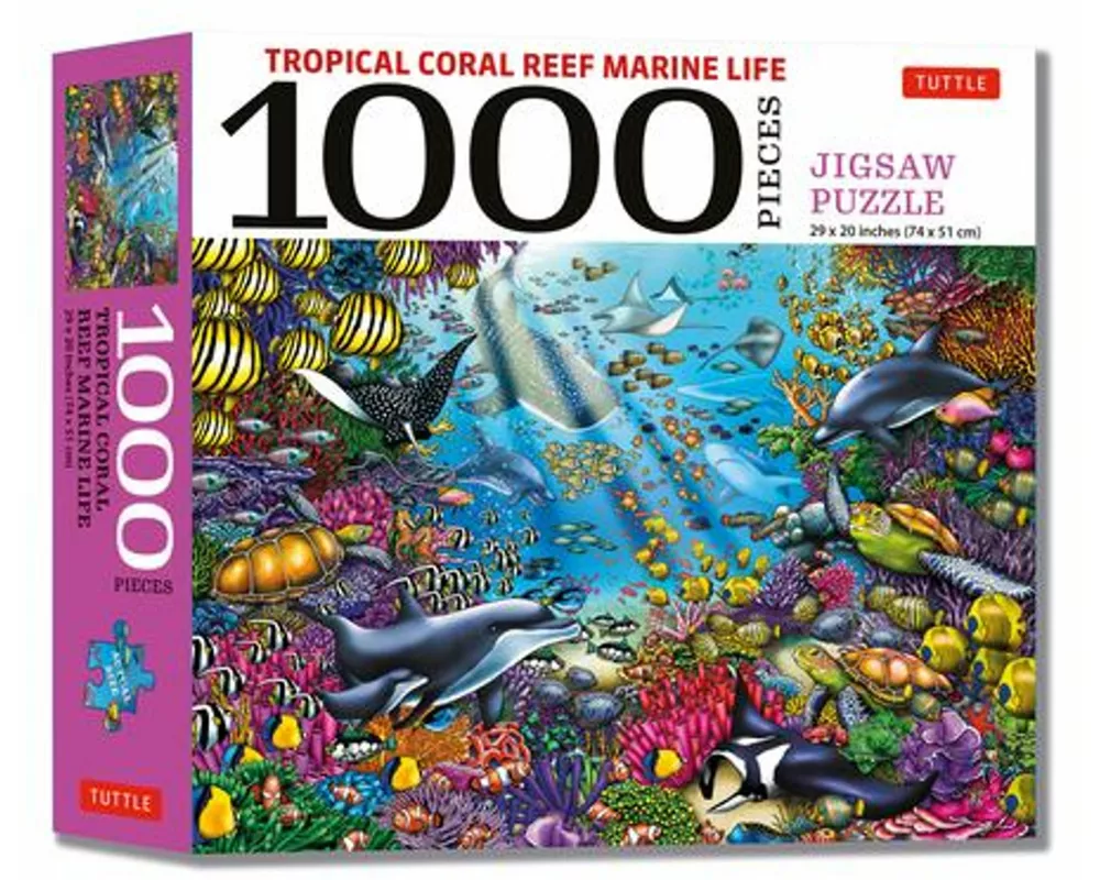 Tropical Coral Reef Marine Life - 1000 Piece Jigsaw Puzzle
