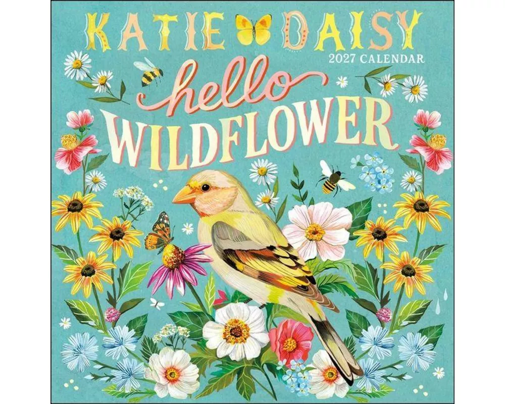 Katie Daisy 2027 Wall Calendar
