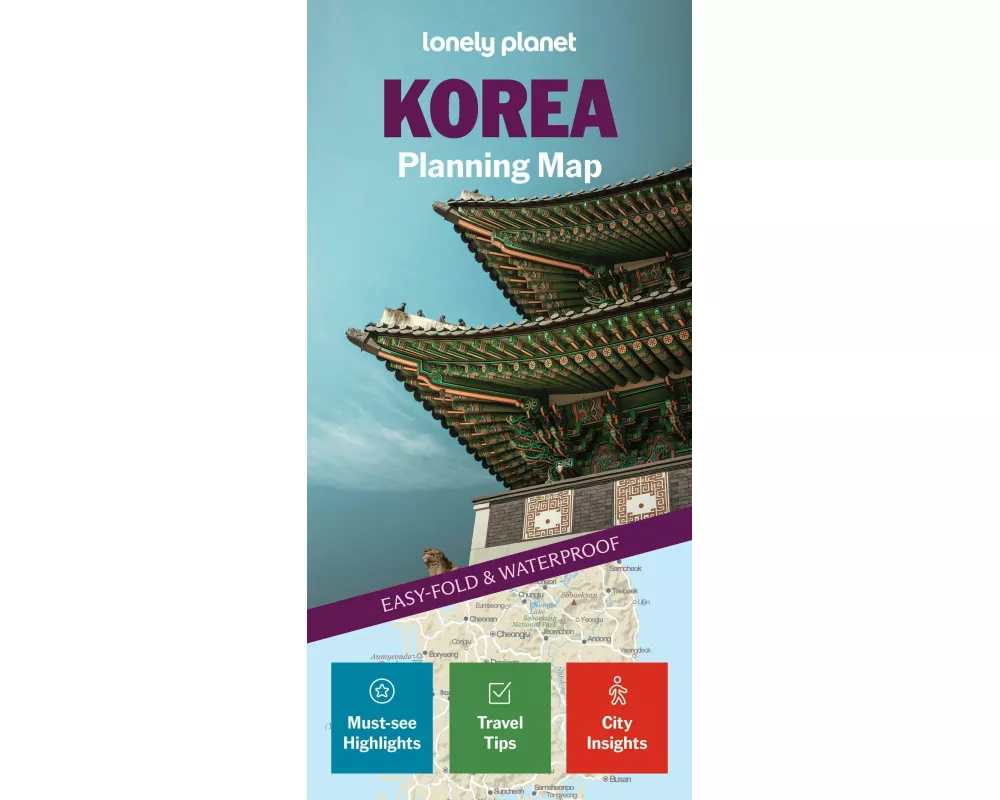 Lonely Planet Korea Planning Map
