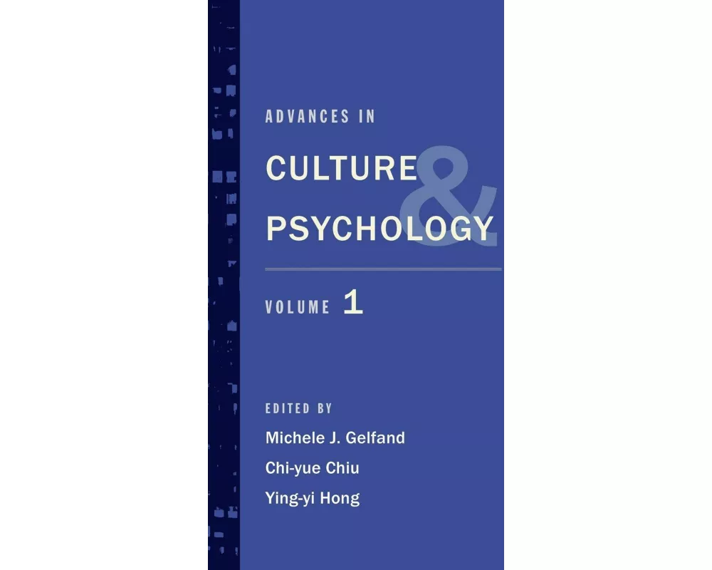 Advances in Culture and Psychology