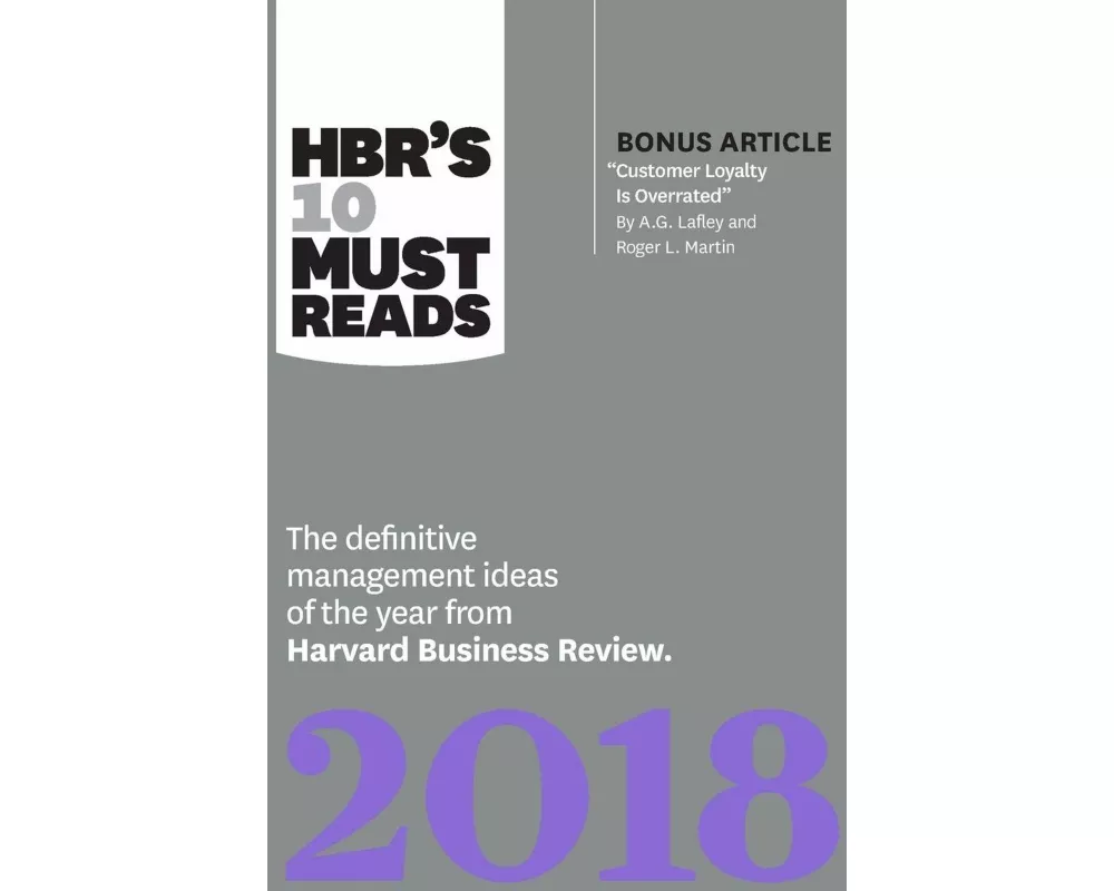 HBR's 10 Must Reads 2018