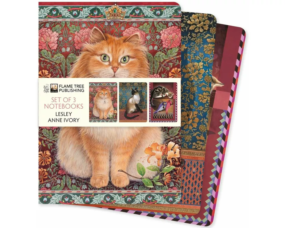 Lesley Anne Ivory Set of 3 Standard Notebooks
