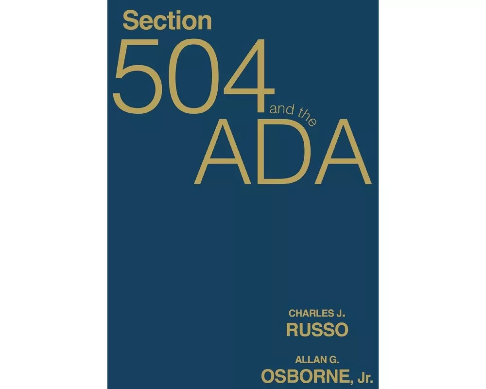 Section 504 and the ADA