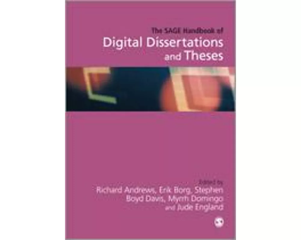 The SAGE Handbook of Digital Dissertations and Theses
