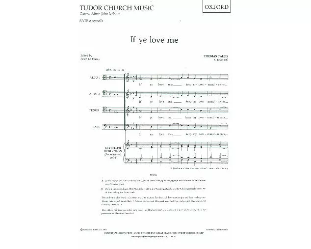 If ye love me