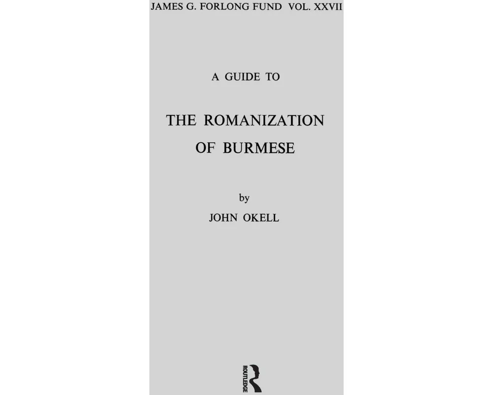 A Guide to the Romanization of Burmese