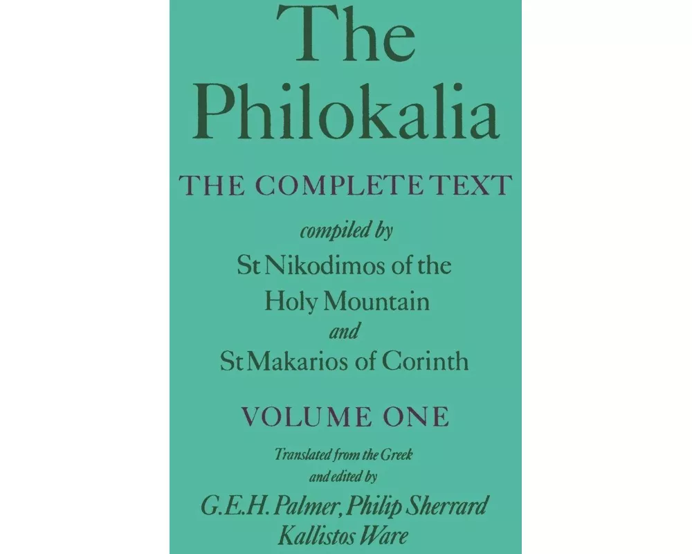 The Philokalia Vol 1