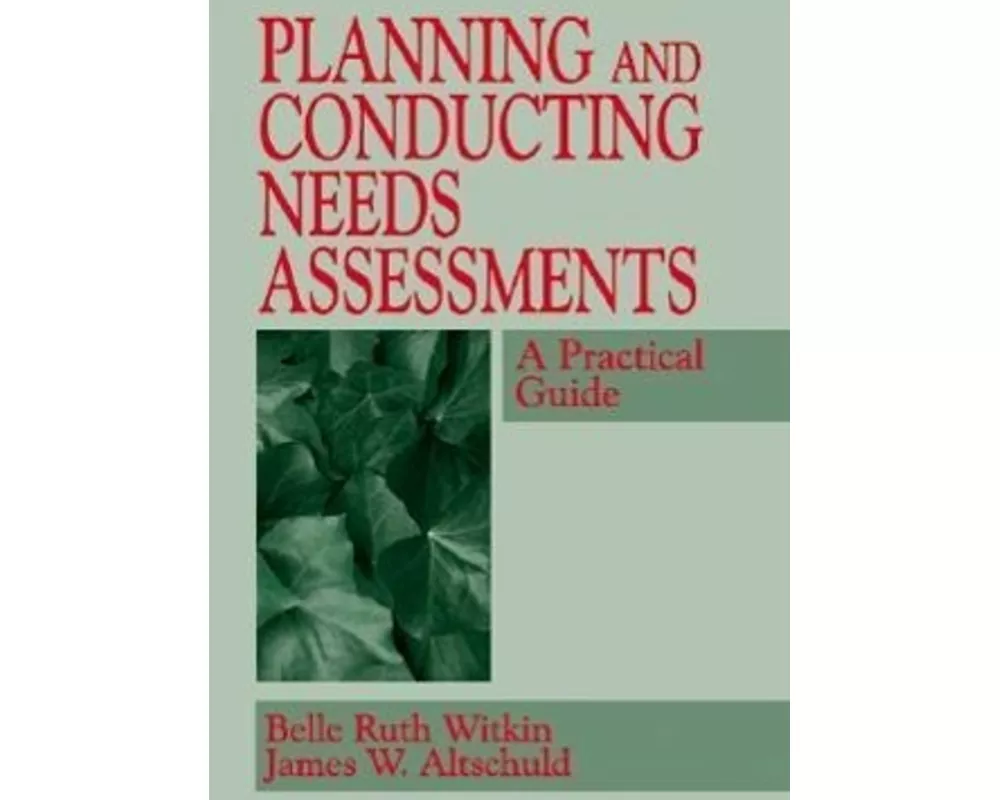 Planning and Conducting Needs Assessments