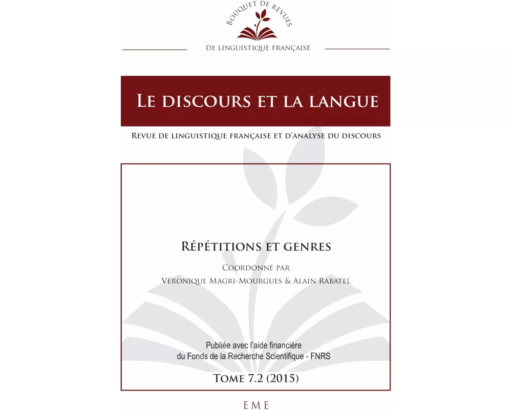 Répétitions et genres