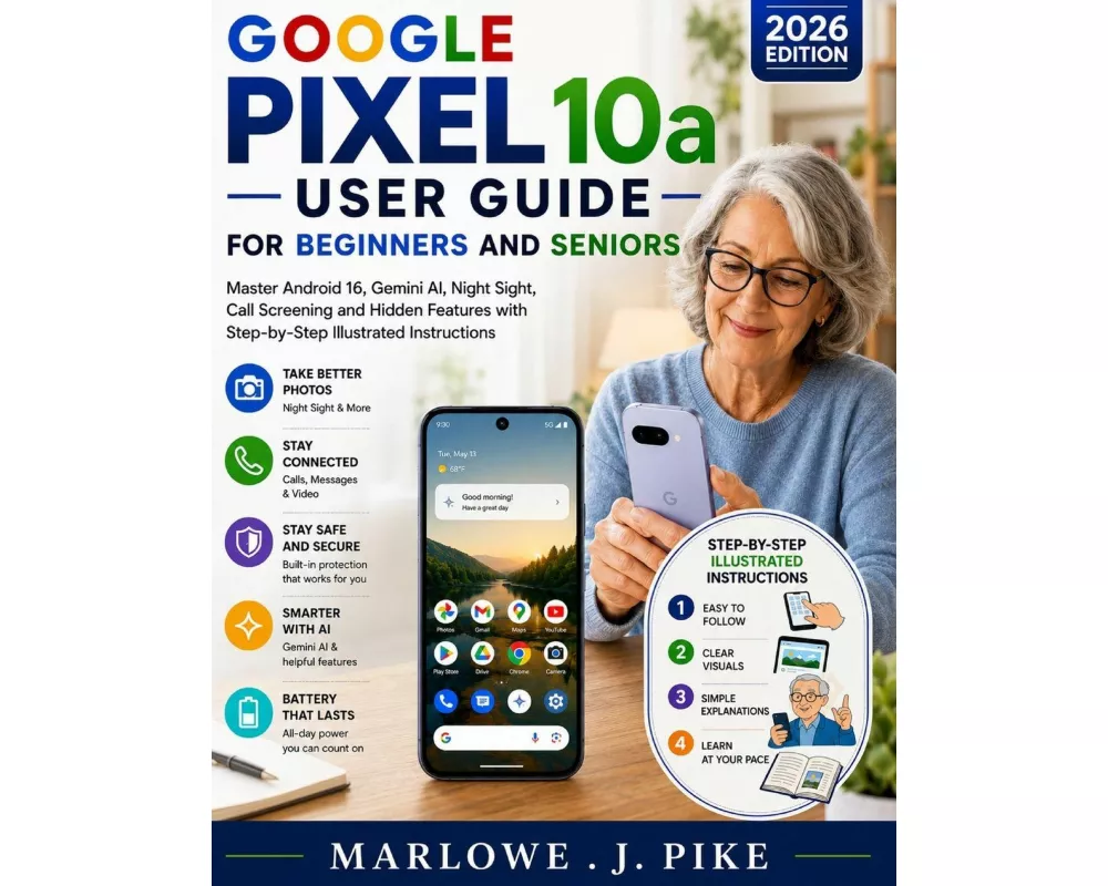 Google Pixel 10a User Guide For Beginners And Seniors