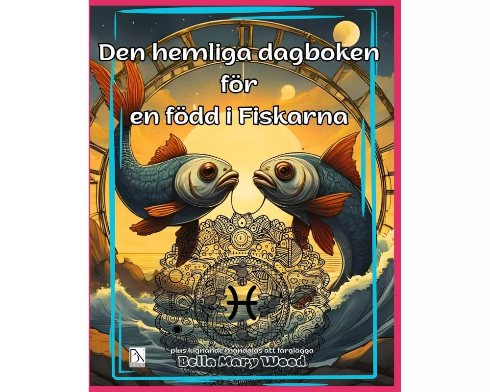 Den hemliga dagboken för en född i Fiskarna plus lugnande mandalas att färglägga