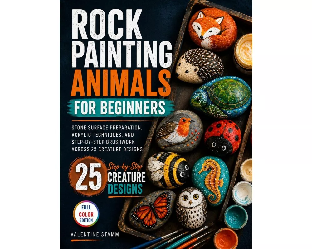 Rock Painting Animals for Beginners