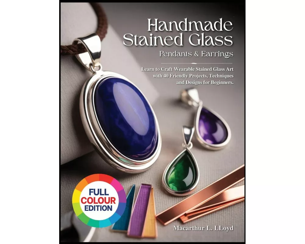 Handmade Stained Glass Jewelry Pendants & Earrings