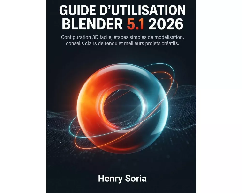Guide d'utilisation Blender 5.1 2026
